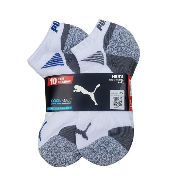 Puma Underwear & Socks Puma Mens No Show Socks Pairs Brand New